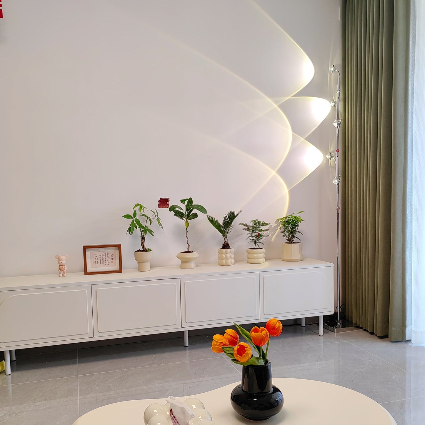 Wa Wa Floor Lamp with Integrated LED - Indoor Lighting Fixture