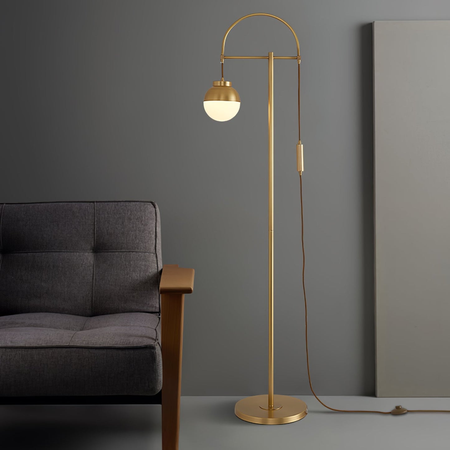 Waterloo Floor Lamp - Modern Arc Design LED Lighting