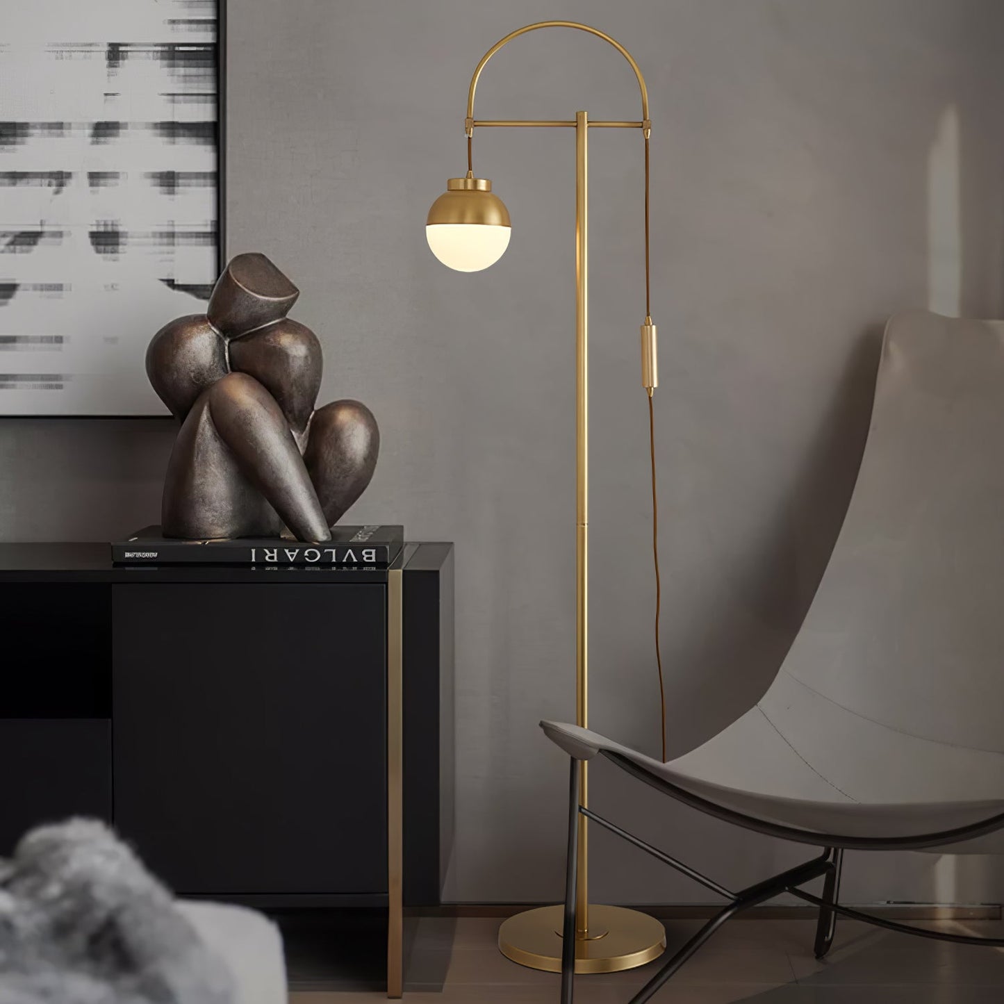 Waterloo Floor Lamp - Modern Arc Design LED Lighting