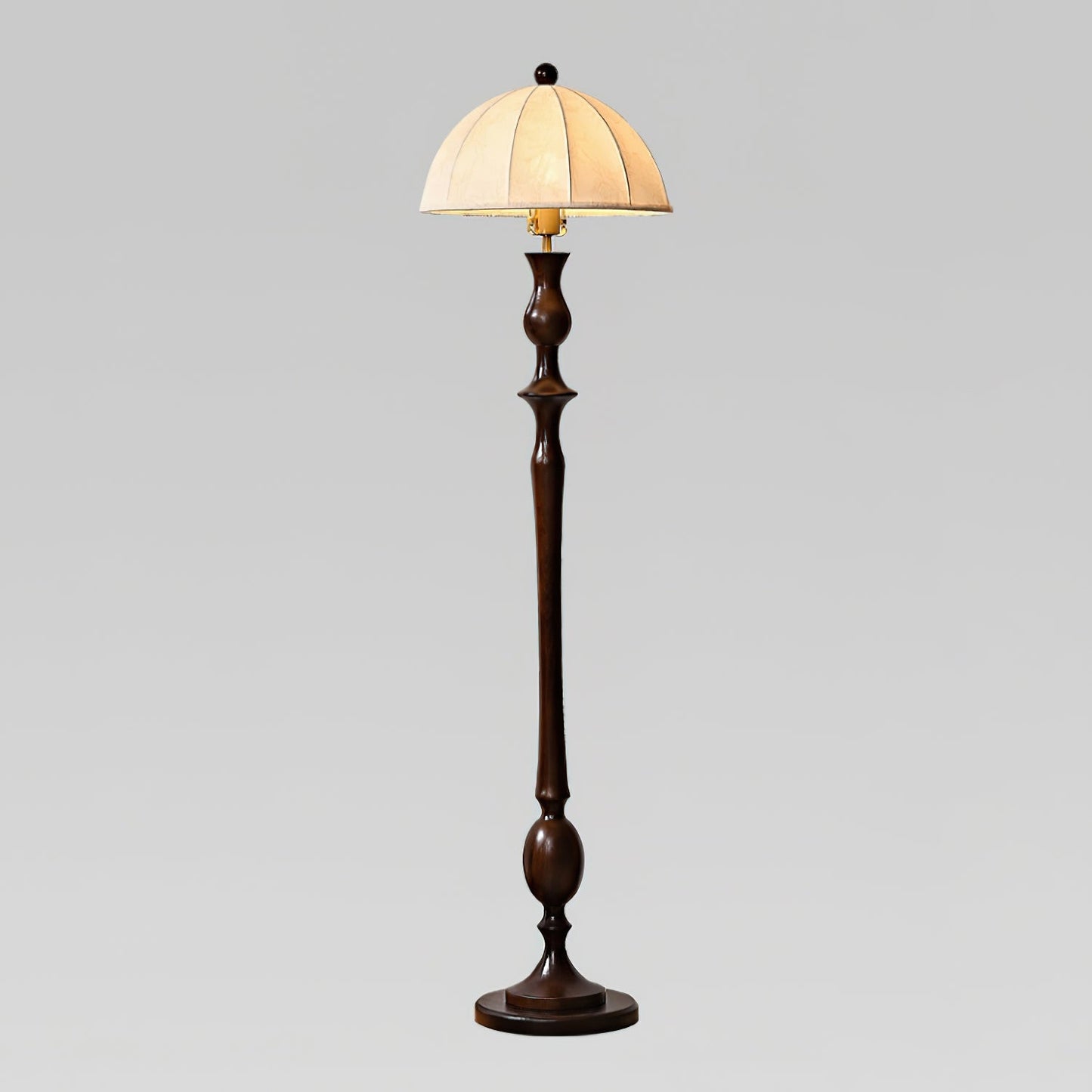 Windsor Vintage Floor Lamp with LED Shade - Classic Design