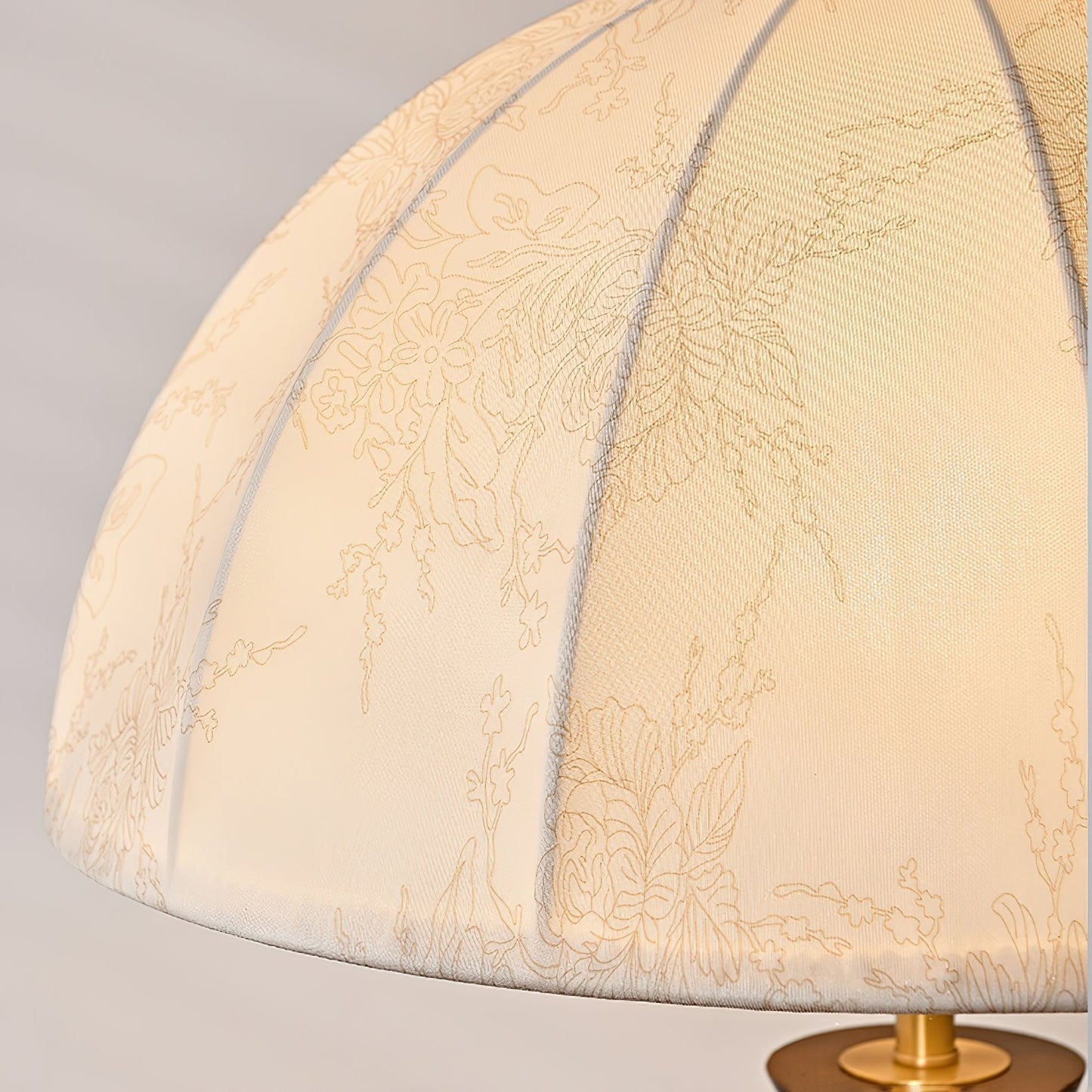 Windsor Vintage Floor Lamp with LED Shade - Classic Design
