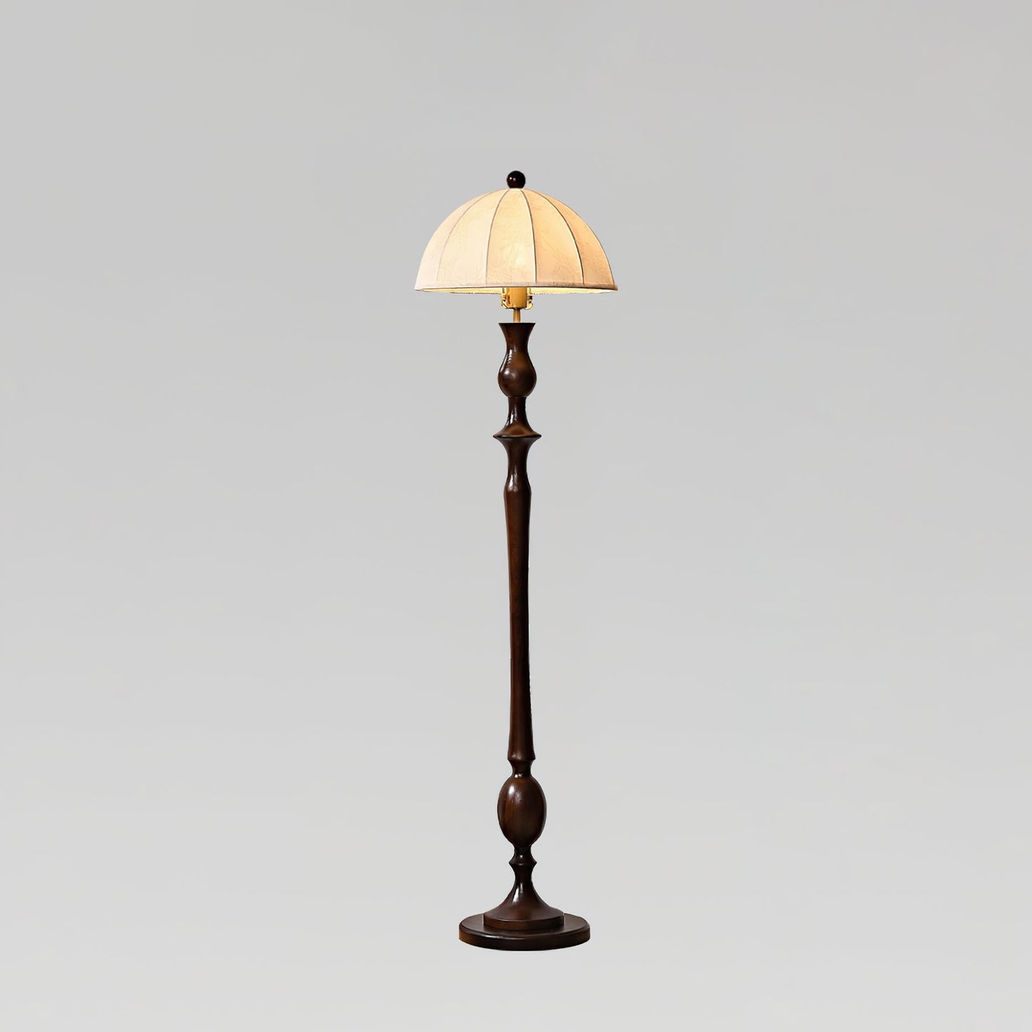 Windsor Vintage Floor Lamp with LED Shade - Classic Design