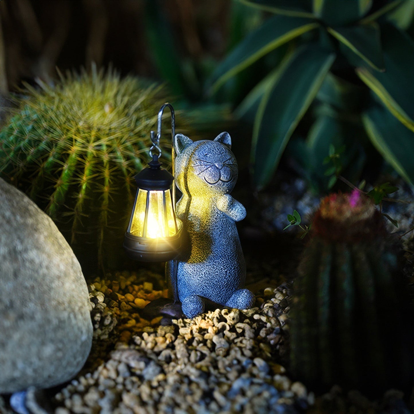Frendorf Katze Solar Garden Light - Waterproof LED Decor