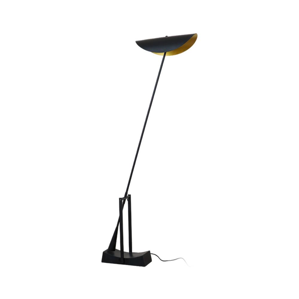 YIU-X Floor Lamp with LED Light, Indoor, Black Design