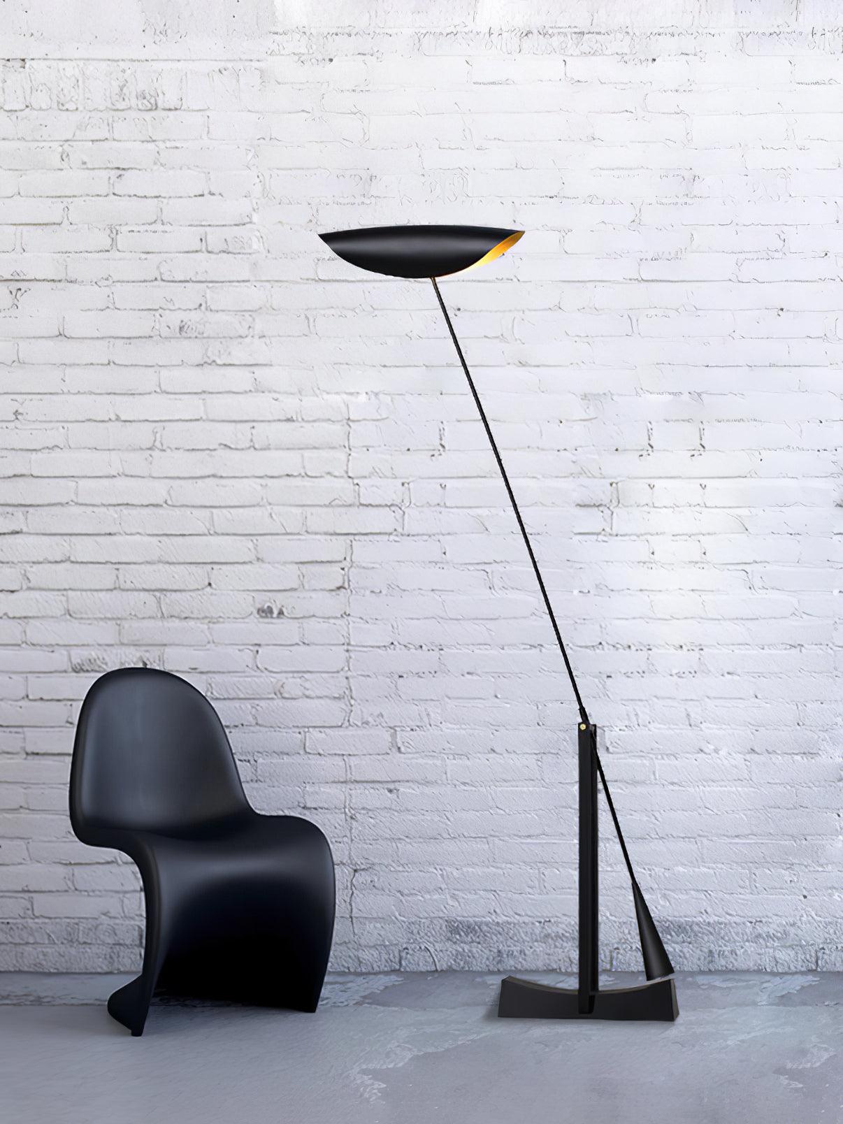 YIU-X Floor Lamp with LED Light, Indoor, Black Design