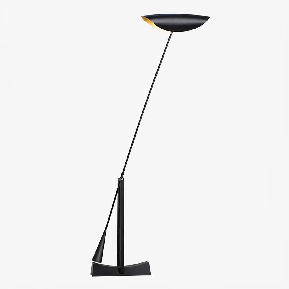 YIU-X Floor Lamp with LED Light, Indoor, Black Design