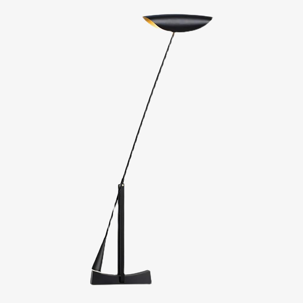YIU-X Floor Lamp with LED Light, Indoor, Black Design