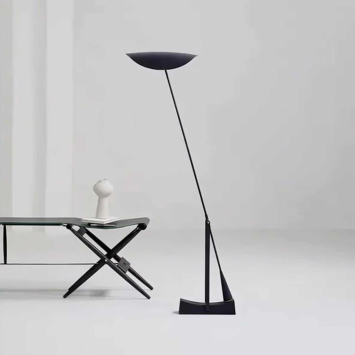 YIU-X Floor Lamp with LED Light, Indoor, Black Design