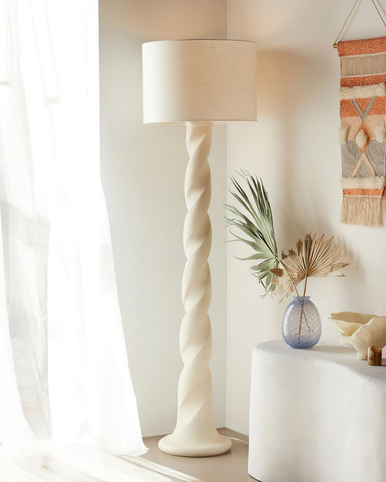 Yisi North Tower Floor Lamp with LED Shade - Indoor Lighting