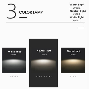Modern Simple ABS Shade LED Table Lamp with Multiple Switch Options