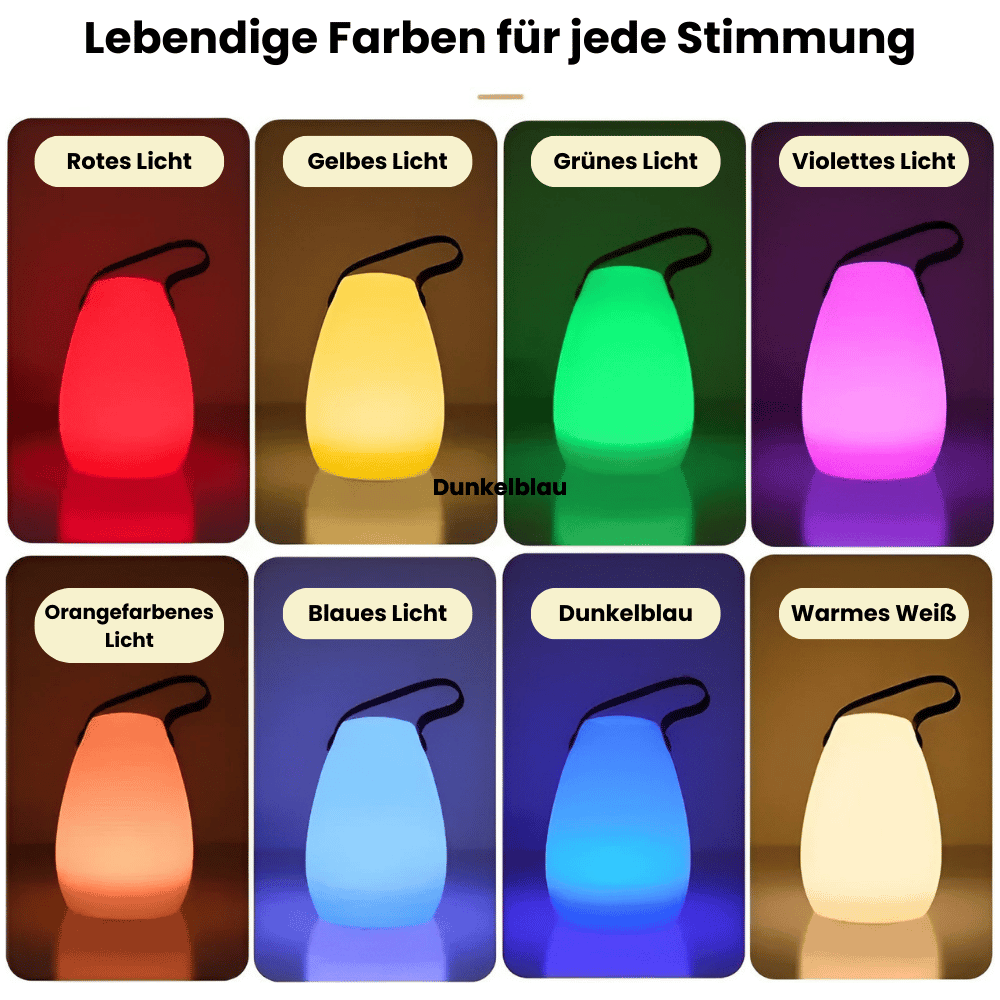 Portable Waterproof Wireless Table Lamp with Remote Control