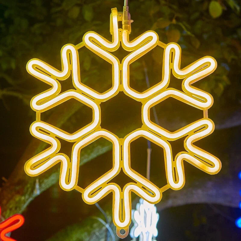 Christmas LED Waterproof Snowflake Light for Outdoor Decor