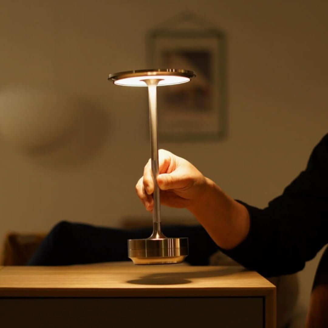 Ambient | Metal Wireless Rechargeable Table Lamp LED Dimmable