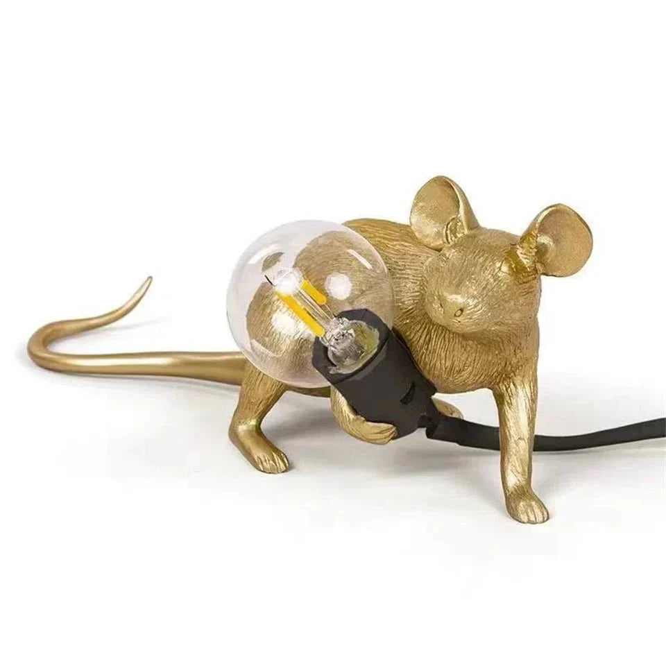 Royallure Art Deco LED Mouse Desk Lamp - Playful Lighting