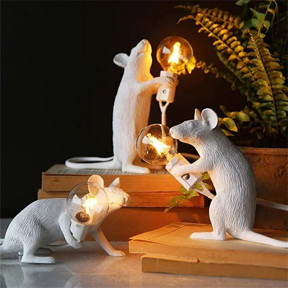 Royallure Art Deco LED Mouse Desk Lamp - Playful Lighting