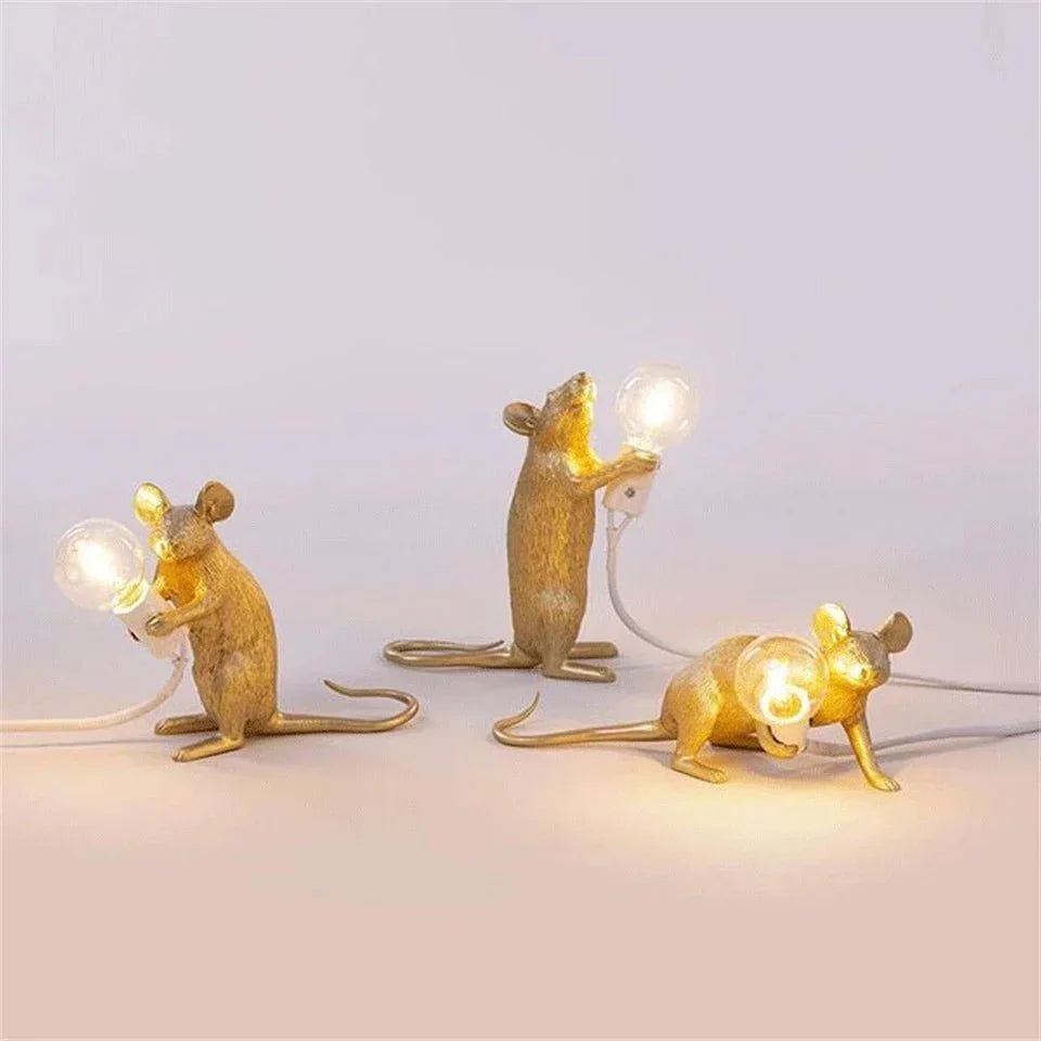 Royallure Art Deco LED Mouse Desk Lamp - Playful Lighting