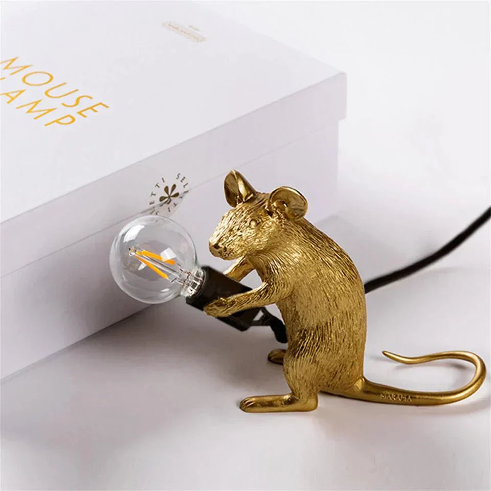 Royallure Art Deco LED Mouse Desk Lamp - Playful Lighting