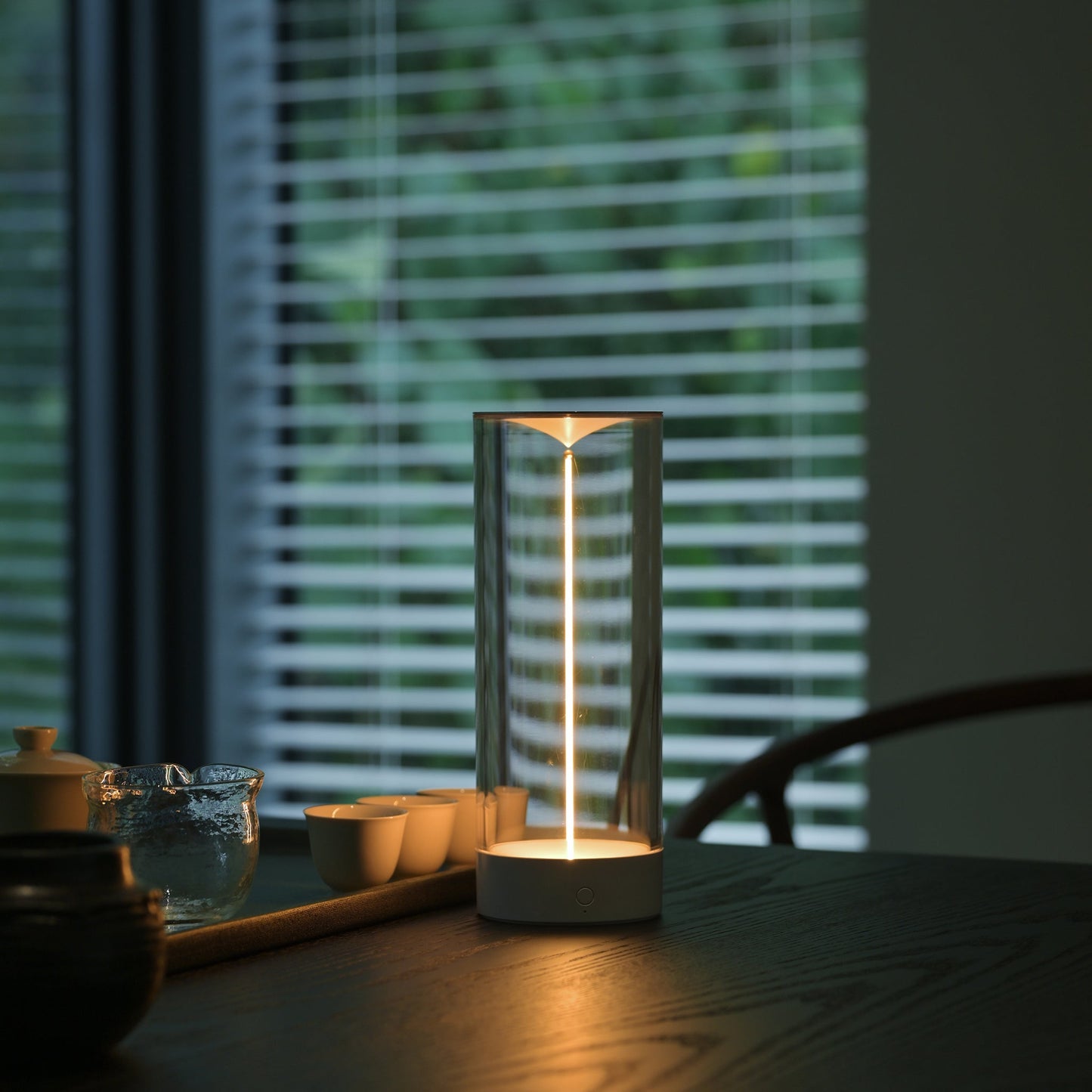 Lustre Glow Cordless Table Lamp – Modern Rechargeable Night Light with 3-Level Dimming