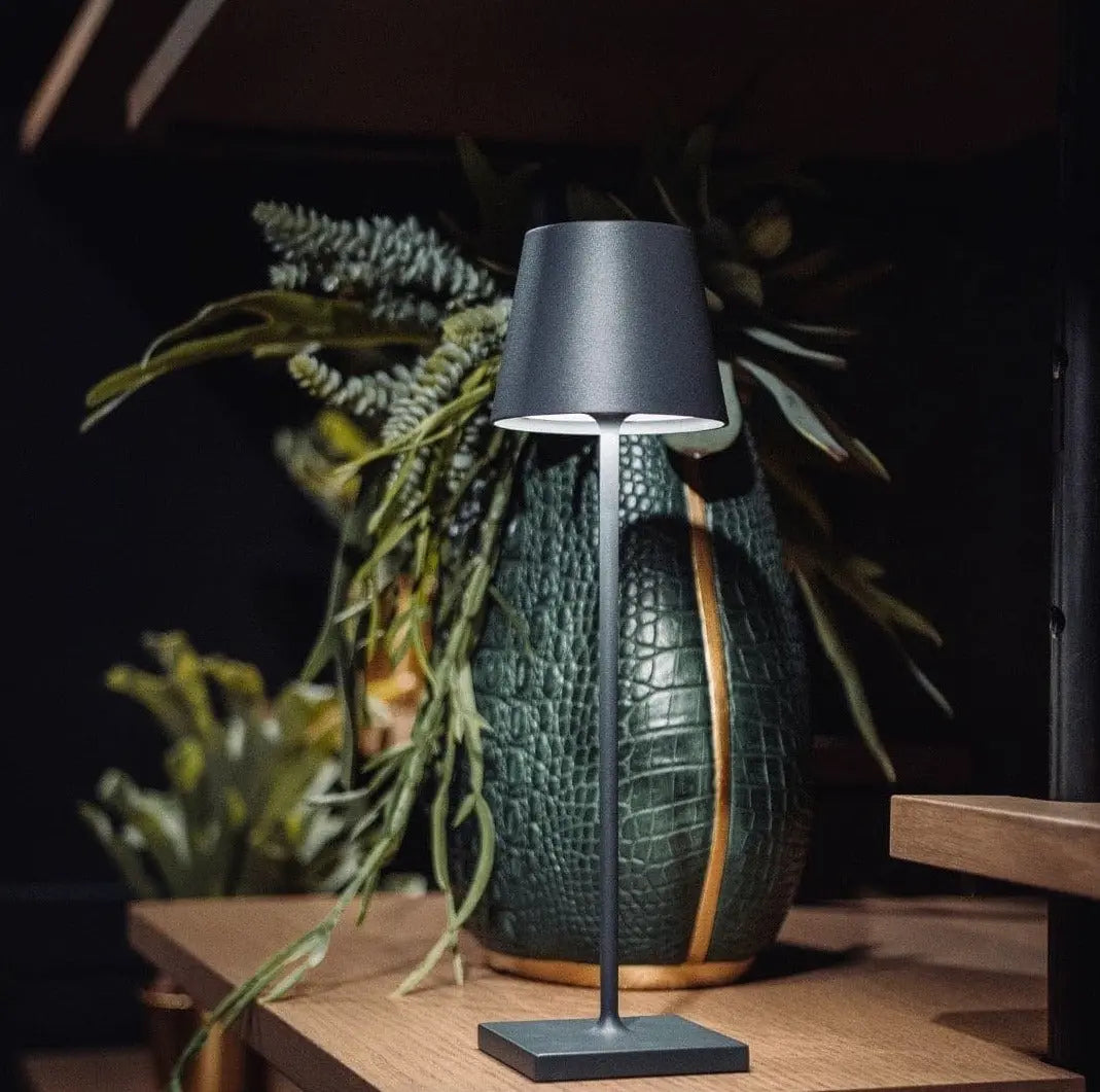 Wireless LED Lamp with USB Charging - Dimmable Modern Design