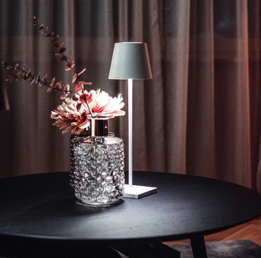 Wireless LED Lamp with USB Charging - Dimmable Modern Design