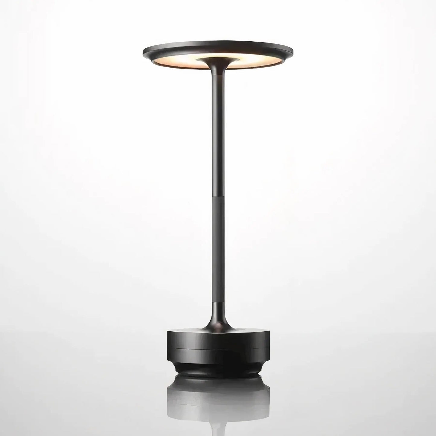 Elegante Table Lamp by Thomas - Stylish Metal & Glass Design