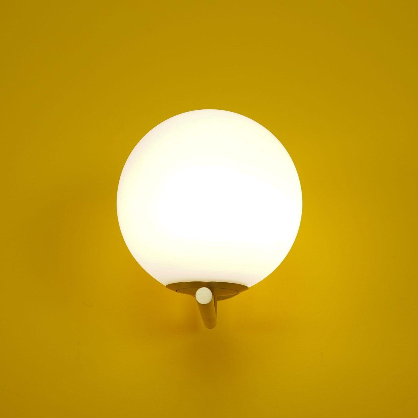 Blown Glass Opal Glass Wall Lamp - LED Metal & Glass Lighting