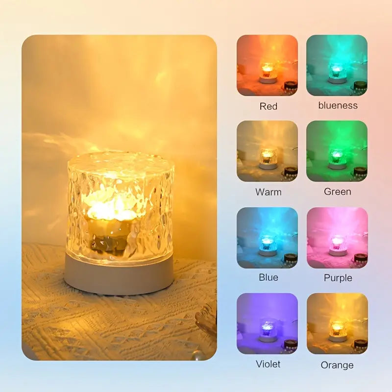 Zia - Aurora Night Lamp 16 Colour LED Dimmable