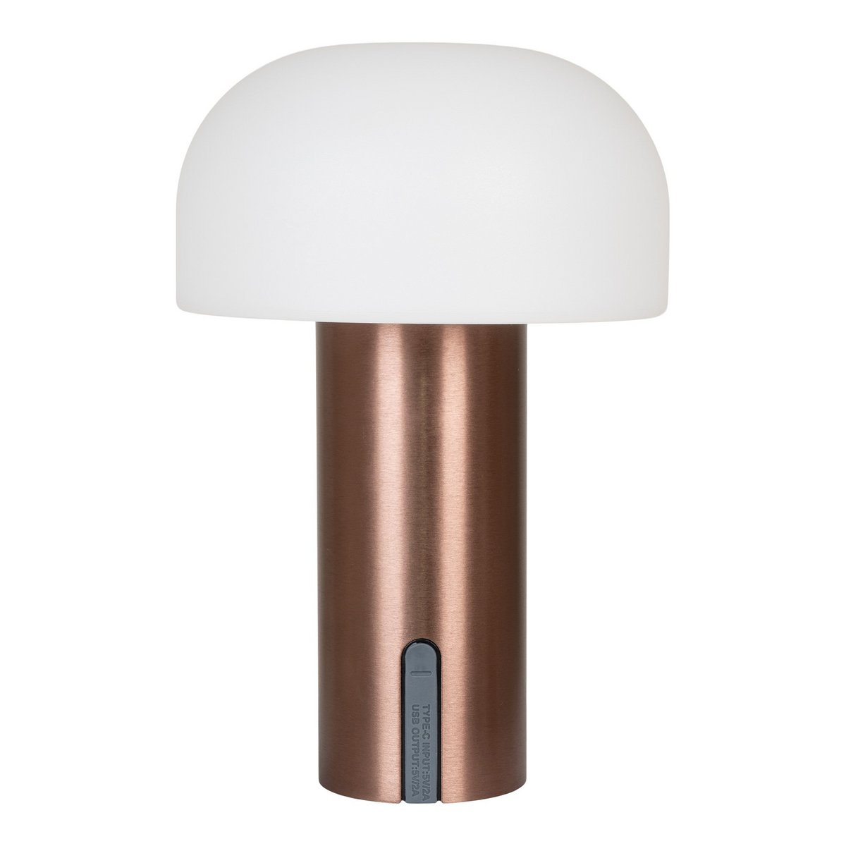 House Nordic ApS Soham LED Table Lamp - Rechargeable, White/Copper