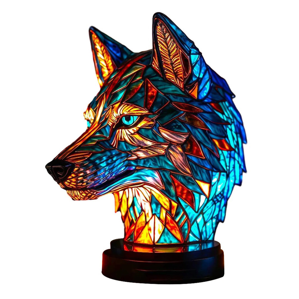 AnimalLustre Tier Stained Glass Lamp - Decorative Lighting