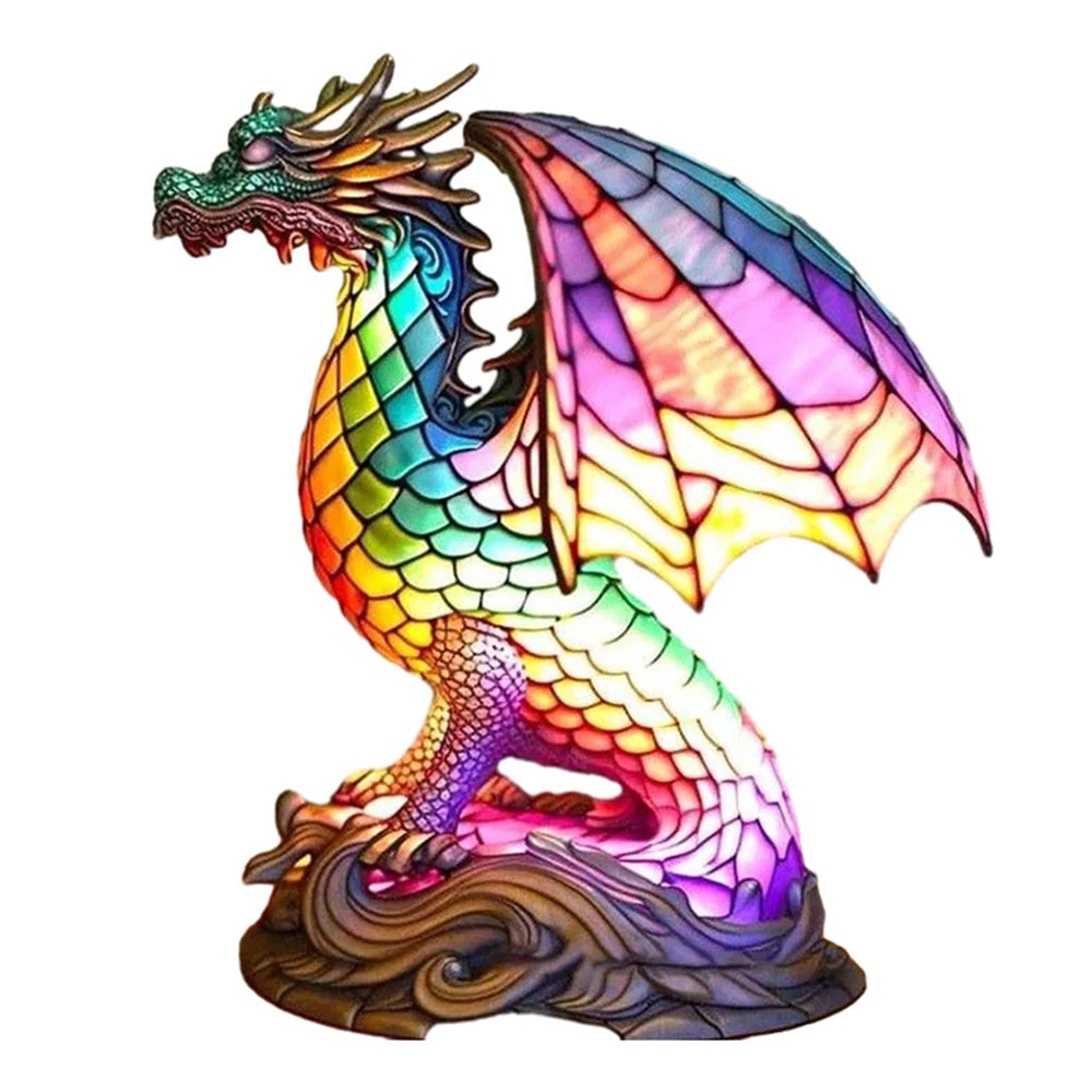 AnimalLustre Tier Stained Glass Lamp - Decorative Lighting