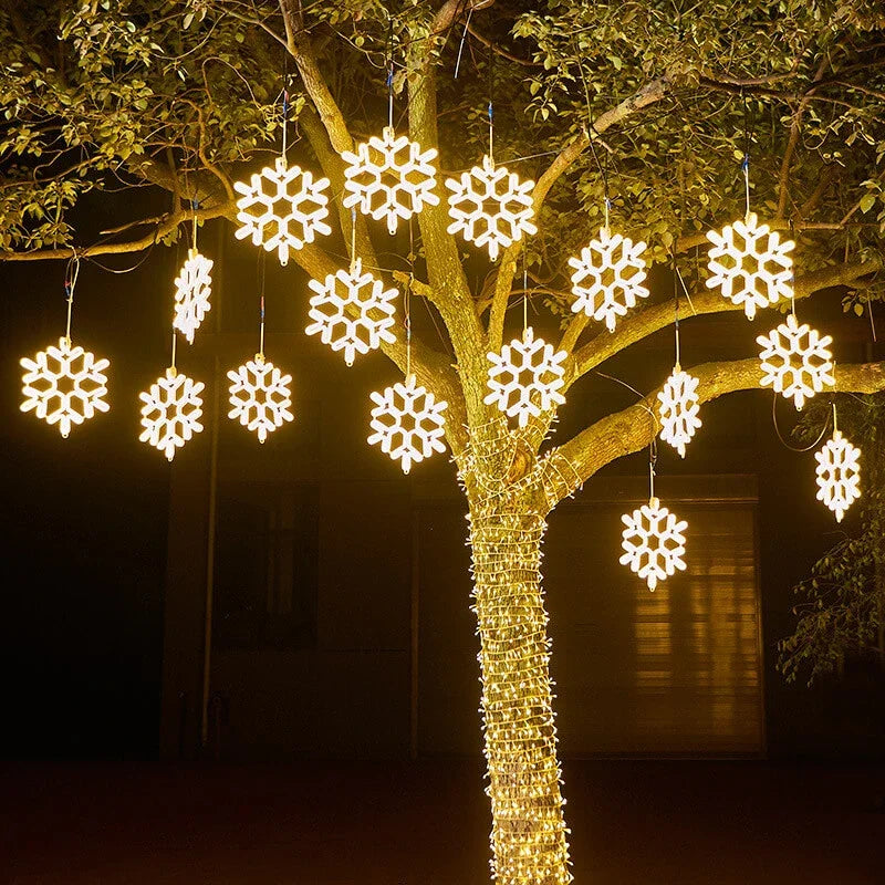 Christmas LED Waterproof Snowflake Light for Outdoor Decor