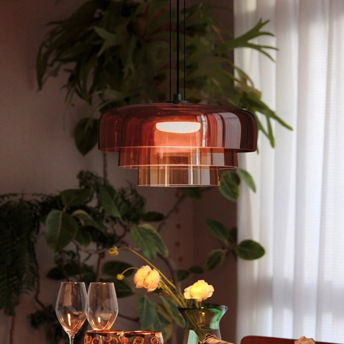 Elegant Glass Premium Ceiling Light