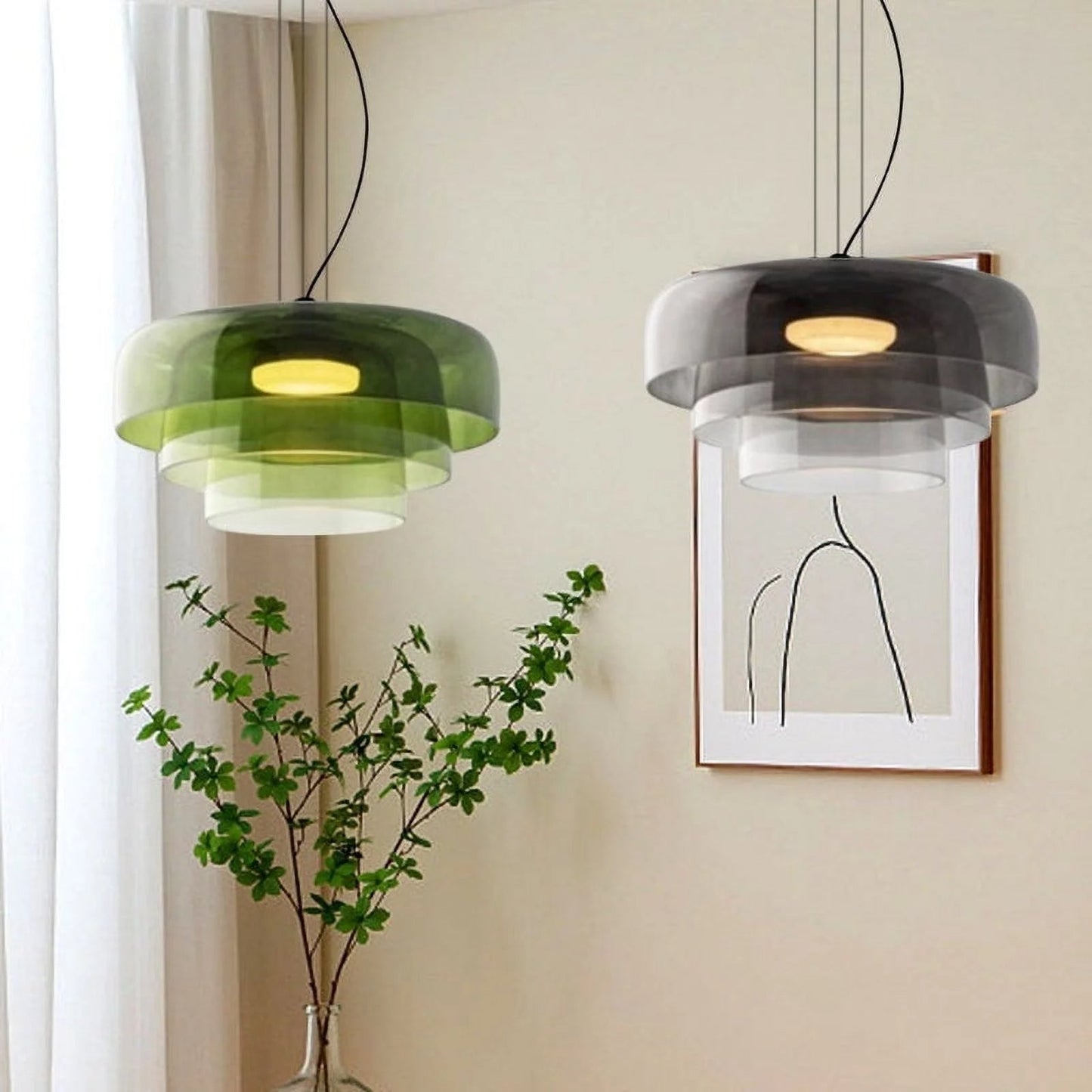 Elegant Glass Premium Ceiling Light