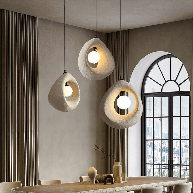 Wabi Sabi Circular Luxury Pendant Light - LED Modern Design