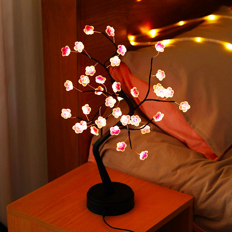 Blumige Bonsai Night Light - USB Rechargeable LED Lamp