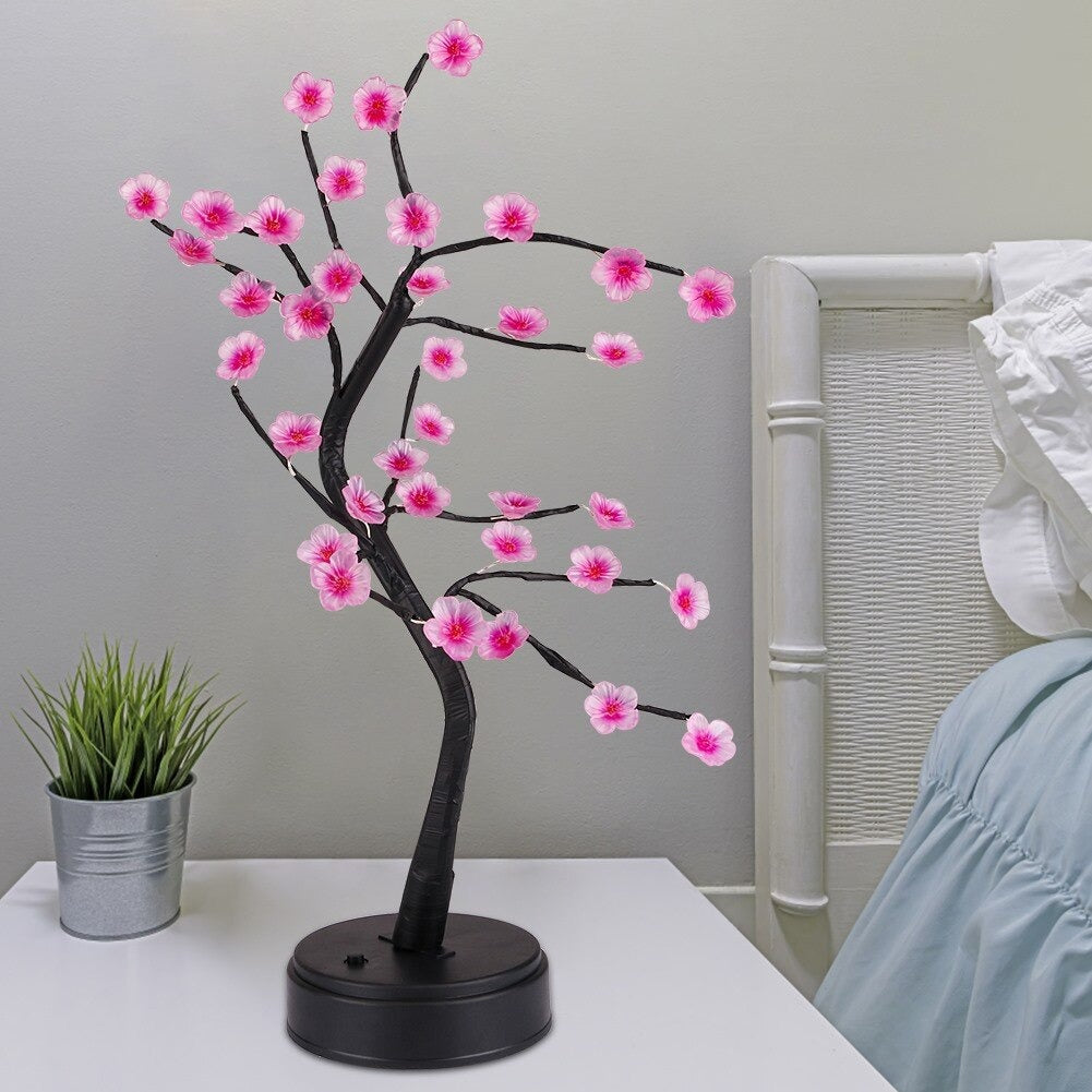 Blumige Bonsai Night Light - USB Rechargeable LED Lamp