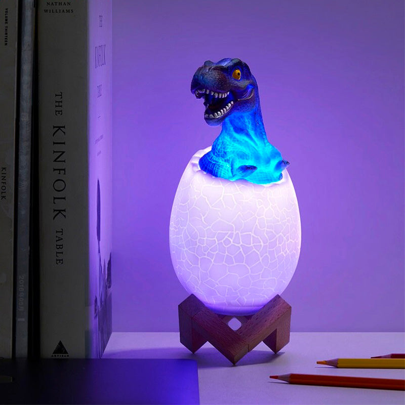 Dinosaur Table Lamp for Kids, LED Colour Changing Night Light
