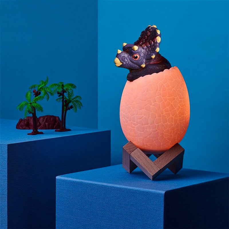 Dinosaur Table Lamp for Kids, LED Colour Changing Night Light
