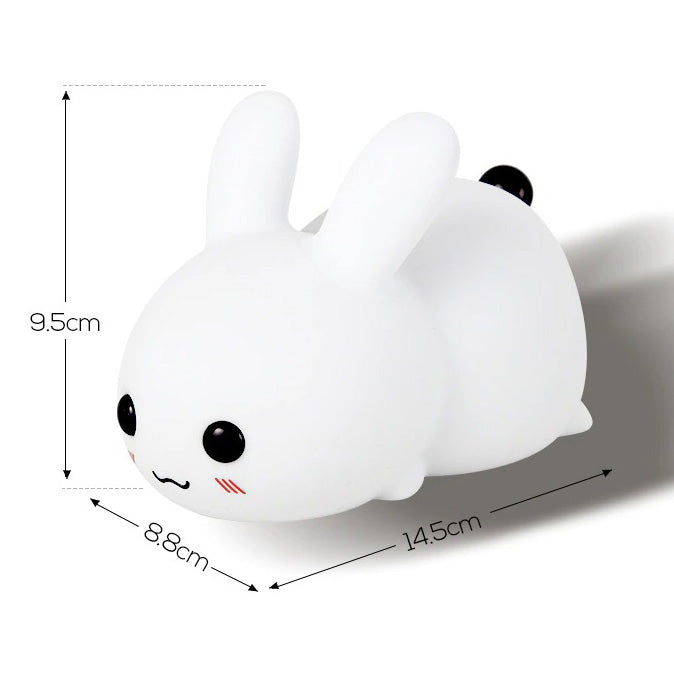 Kids Bunny Night Lamp - LED Book Table Light for Sleep