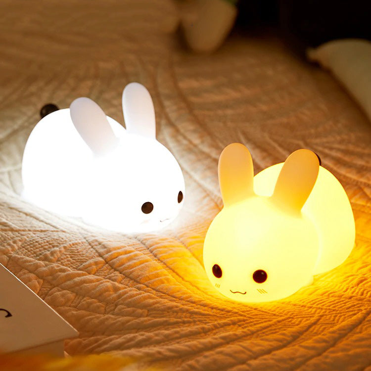 Kids Bunny Night Lamp - LED Book Table Light for Sleep