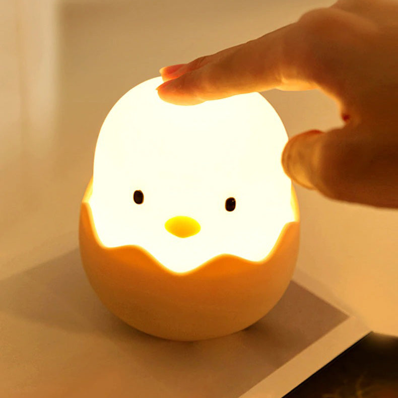 Egg-Shaped Night Light for Kids - LED Color Changing Lamp