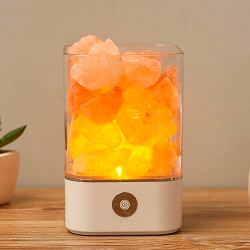 Himalaya Salt Night Light - USB Rechargeable Dragon Lamp