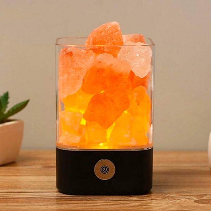 Himalaya Salt Night Light - USB Rechargeable Dragon Lamp
