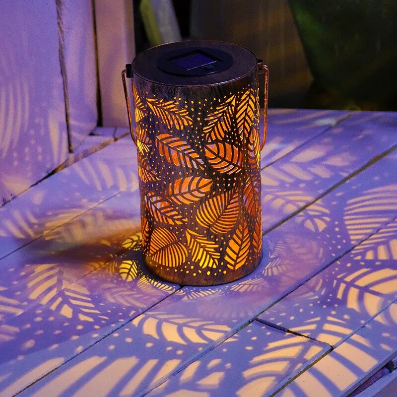 Luminous Leaf Lantern - Weather Resistant Garden Light