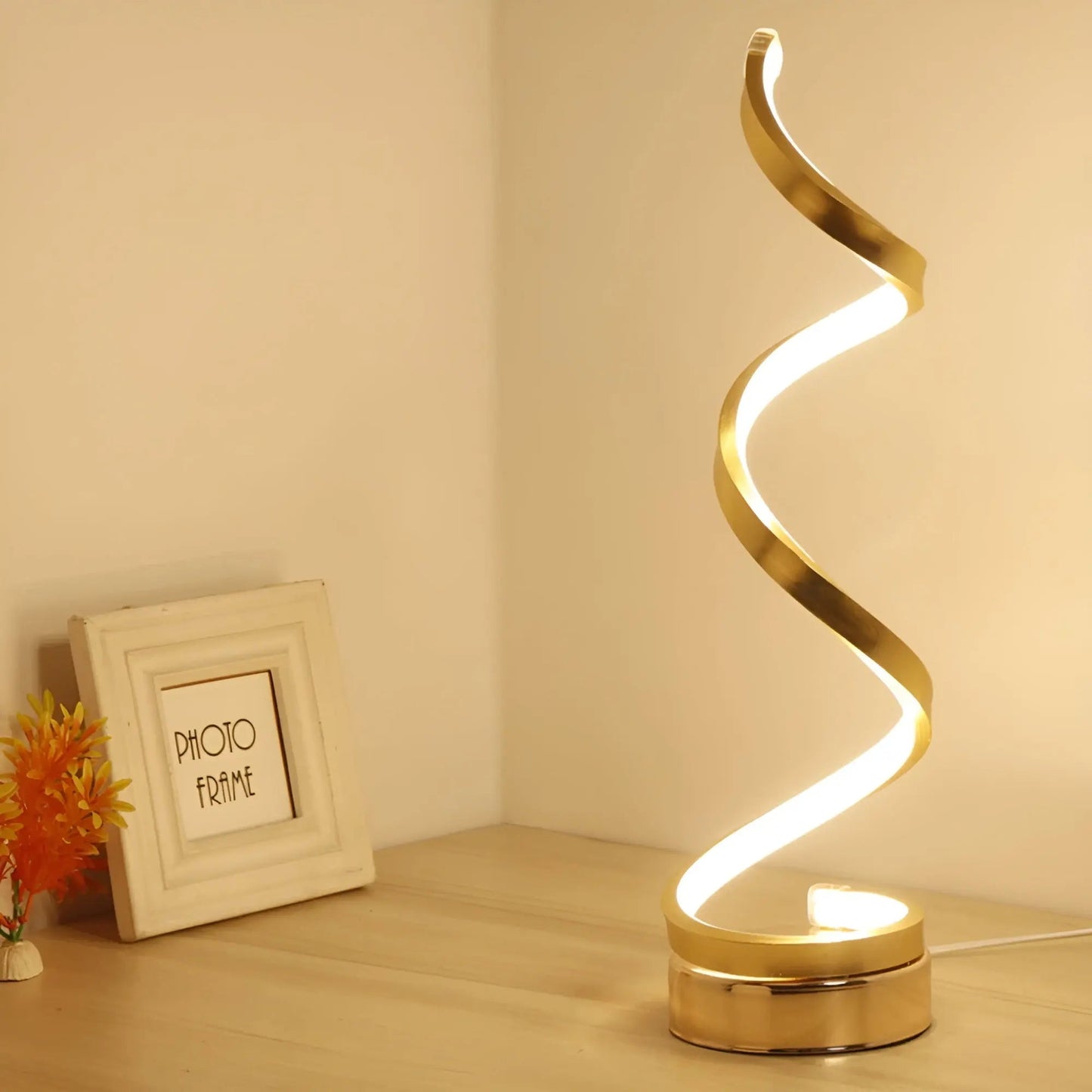 Spiral Glow LED Desk Lamp – Energy Efficient, Durable & Eye-Friendly Design