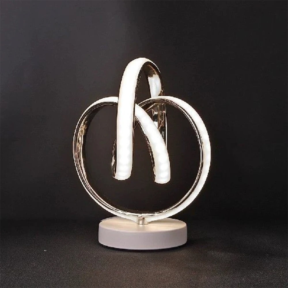 Minimalist Curved LED Lamp - Modern Acrylic Design