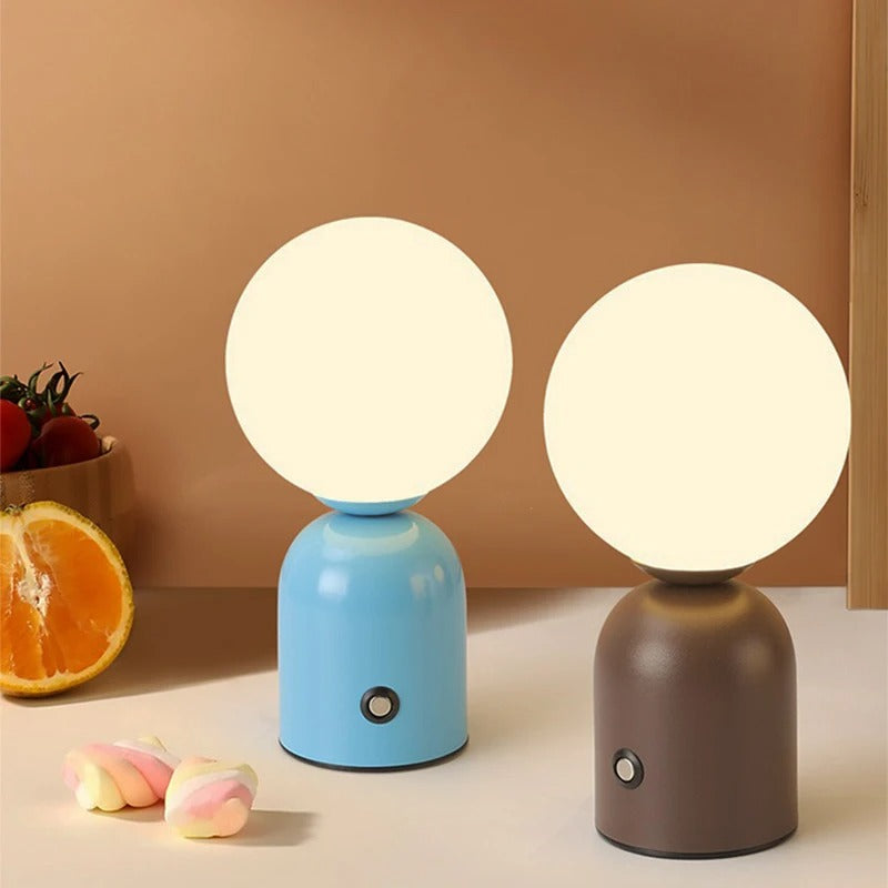 LED Rechargeable Table Lamp USB Type-C for Bedroom Living Room