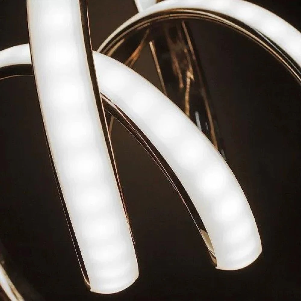 Minimalist Curved LED Lamp - Modern Acrylic Design
