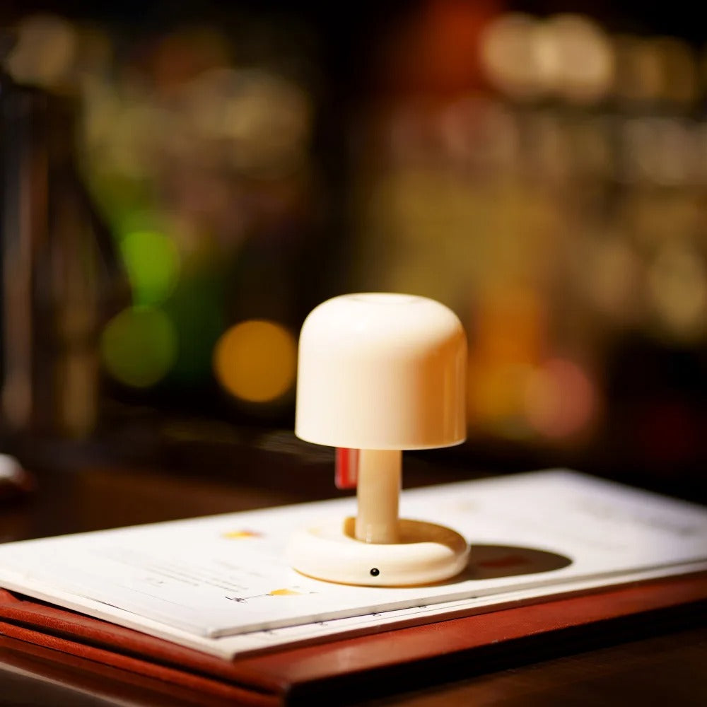 Mini LED Sunset Night Lamp USB Creative Mushroom Design