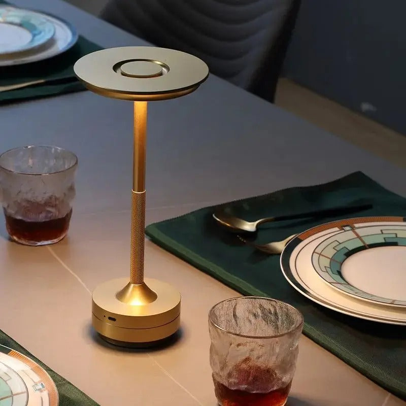 Premium One Touch Table Lamp - Elegant Gold Design